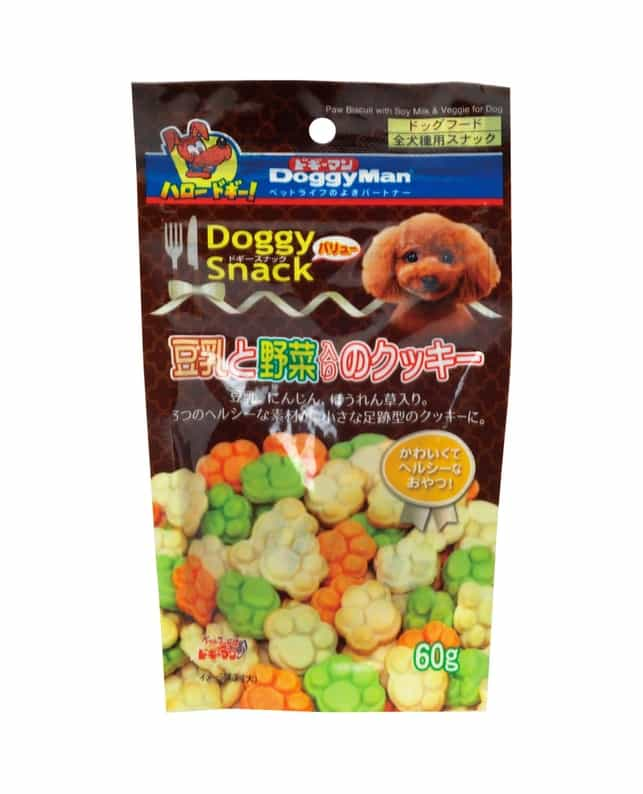 Doggyman-Hayashi-Doggie-Snack-Value-Soy-Milk-and-Vegetable-Cookies-60g-Premium-Japanese-Dog-Treats4976555819885