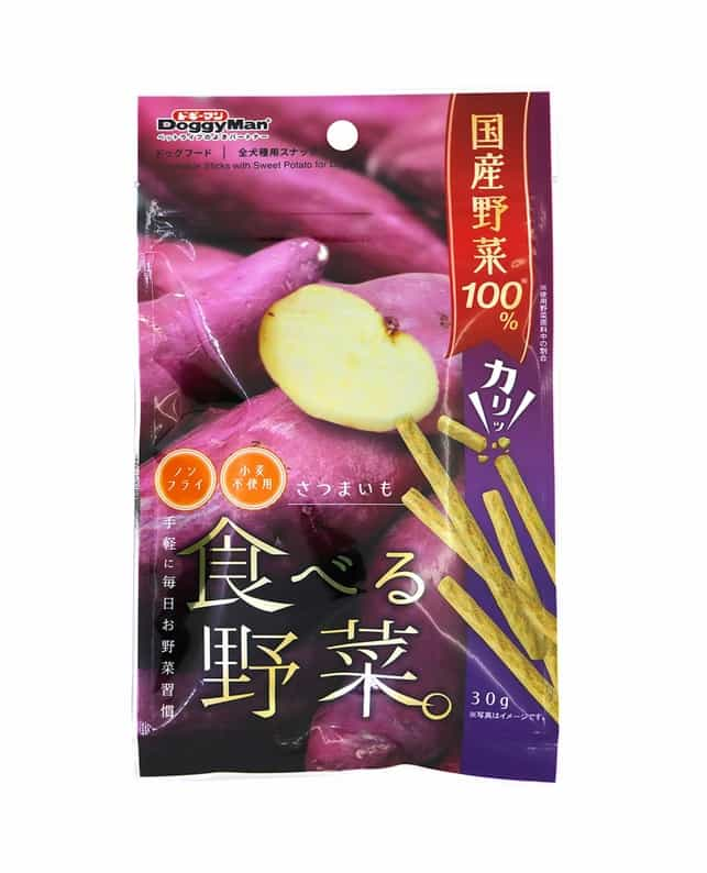 Doggyman-Hayashi-Eatable-Vegetables-Sweet-Potato-30g-Premium-Japanese-Dog-Treats4976555824575