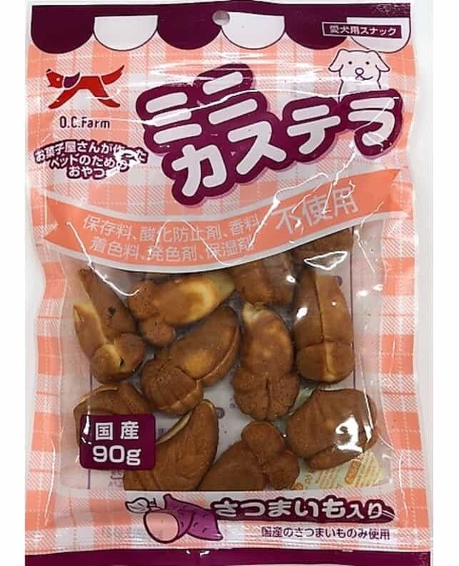 O.C.-Farm-Mini-Castella-Sweet-Potato-90g-Premium-Japanese-Dog-Treats4580204856062